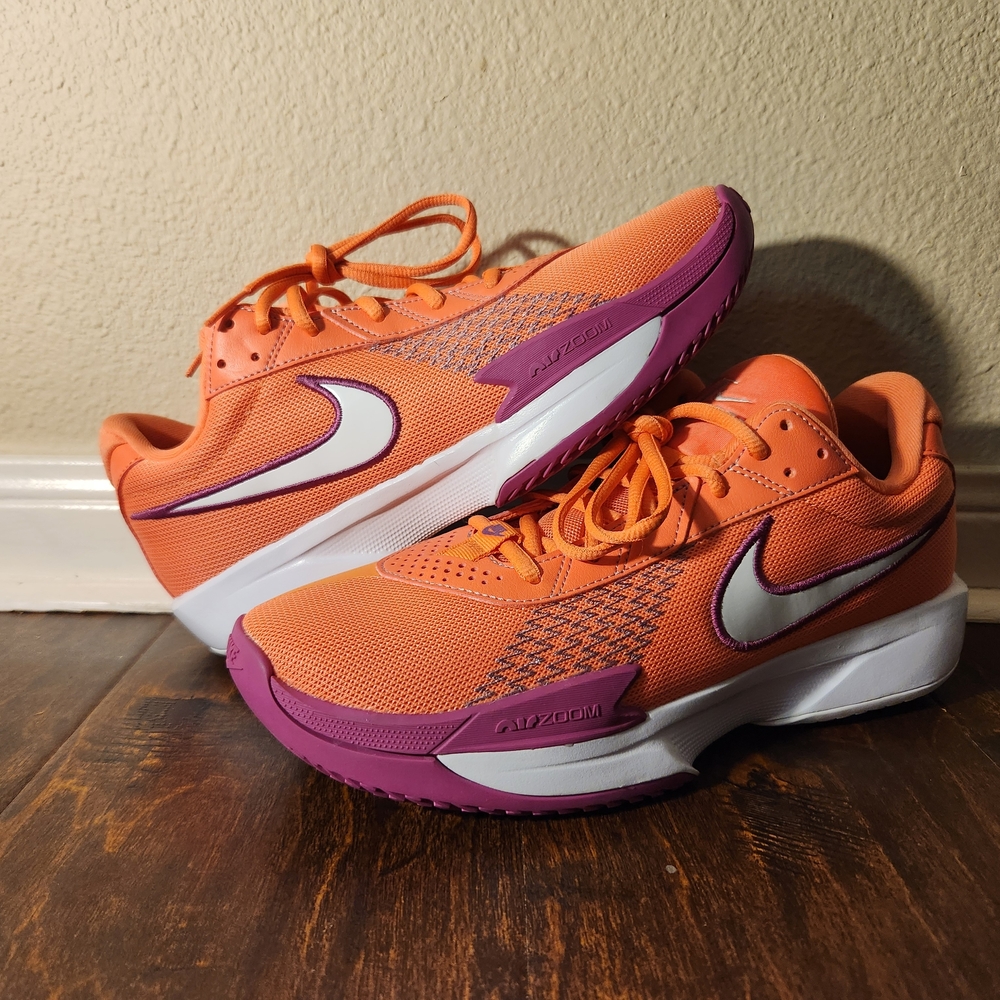 Nike Zoom GT Cut AcademyLight Wild Mango Hot Fuchsia Plum Dust White - Picture 2 of 6
